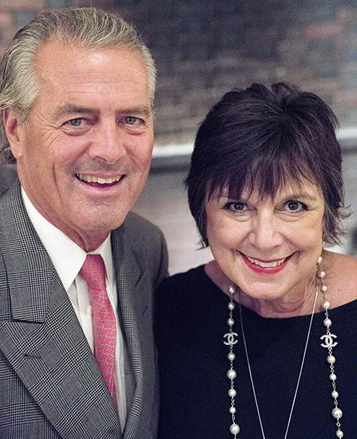 Linda M. Miller with Who's Who in Luxury Real Estate Chairman and Publisher, John Brian Losh