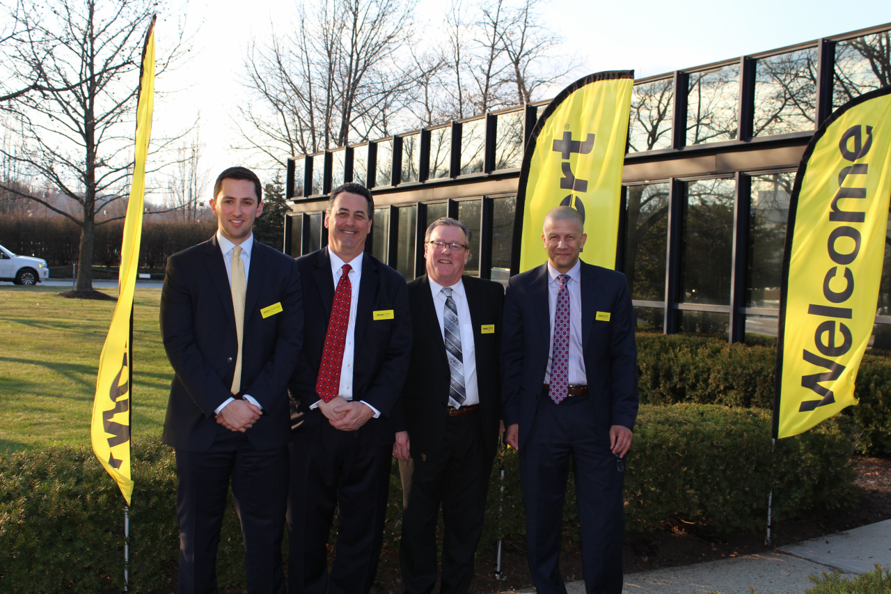 Pictured left to right: Sales associate Connor Smith; Jim Sousa, president of Weichert Commercial Brokerage; David Hardy, president of Weichert Property Management; and Larry Conway, vice president of Weichert Commercial Brokerage