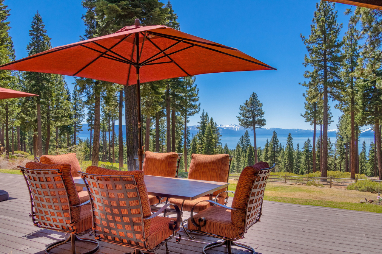 2900 Polaris – This 30-acre lakeview estate in Tahoe City is being offered with a 40-foot yacht and a 3-year boat slip to fetch top-dollar for the property.