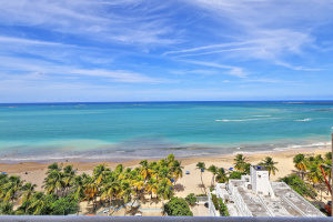 Beachfront Ocean Views at Marbella, Isla Verde, Puerto Rico
