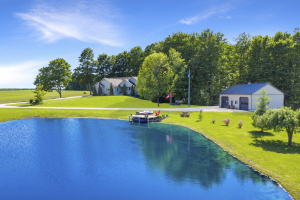 26 Acre Country Estate with 2000 Feet of Private River Frontage