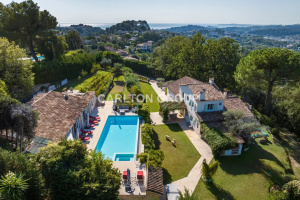 SAINT-PAUL-DE-VENCE - Sole Agent ; Luxury Provençal Property with Mountain Vi...