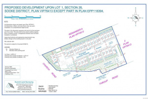 Zoned, 29 Unit, Townhouse Site with 1.12 Acre of gently sloping land.