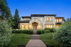 This Refined Residence is a dream location across from bucolic Crestmoor Park