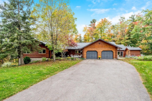 Step into to this charming log home nestled in picturesque Terra Cotta!