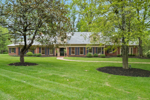 Colonial ranch in one of the most sought-after neighborhoods in Ladue