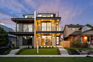 Step into urban sophistication with this newly constructed residence