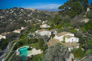 Mougins - villa with sea and Estérel view in a gated and secure domain